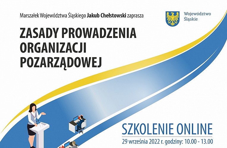 Szkolenie pn. "Zasady prowadzenia organizacji pozarządowej"