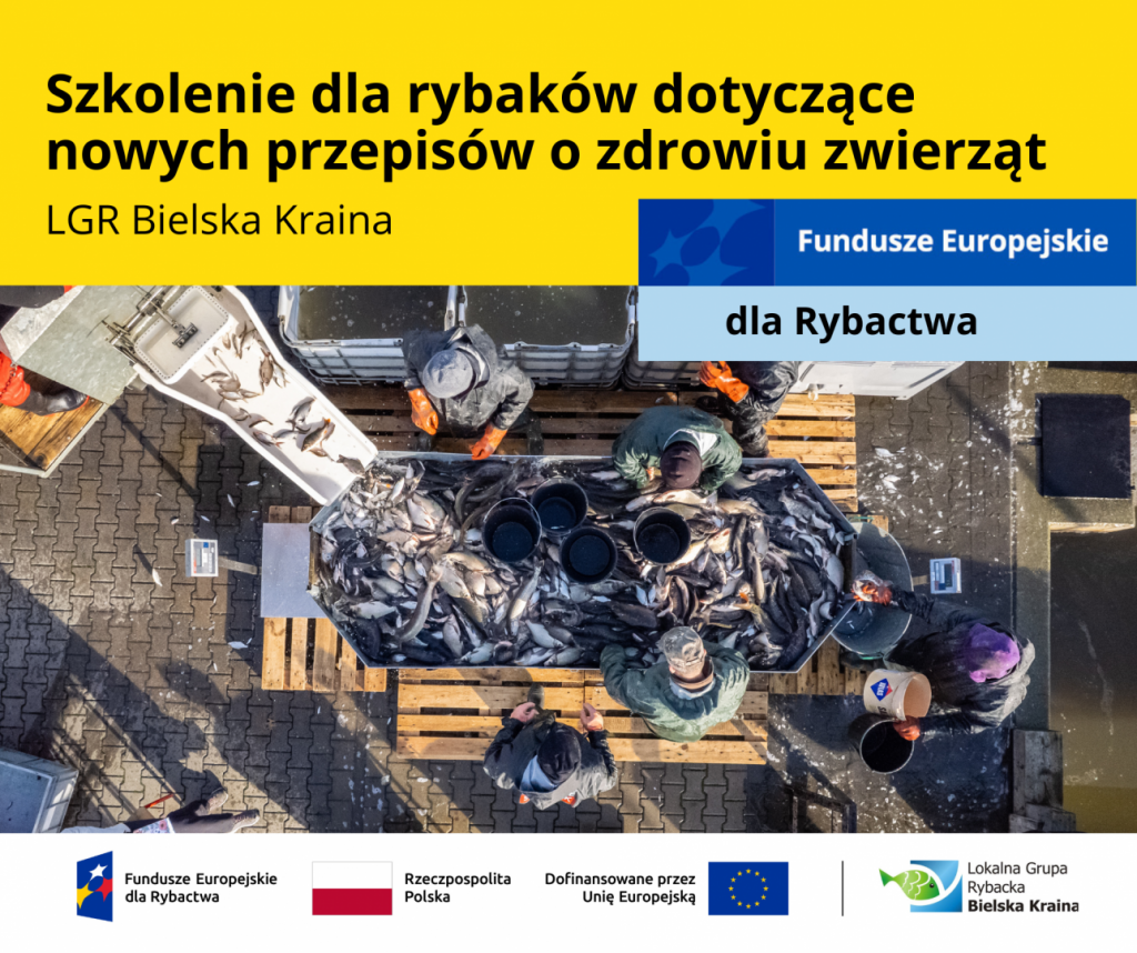 Szkolenie dla rybaków dotyczące nowych przepisów o zdrowiu zwierząt